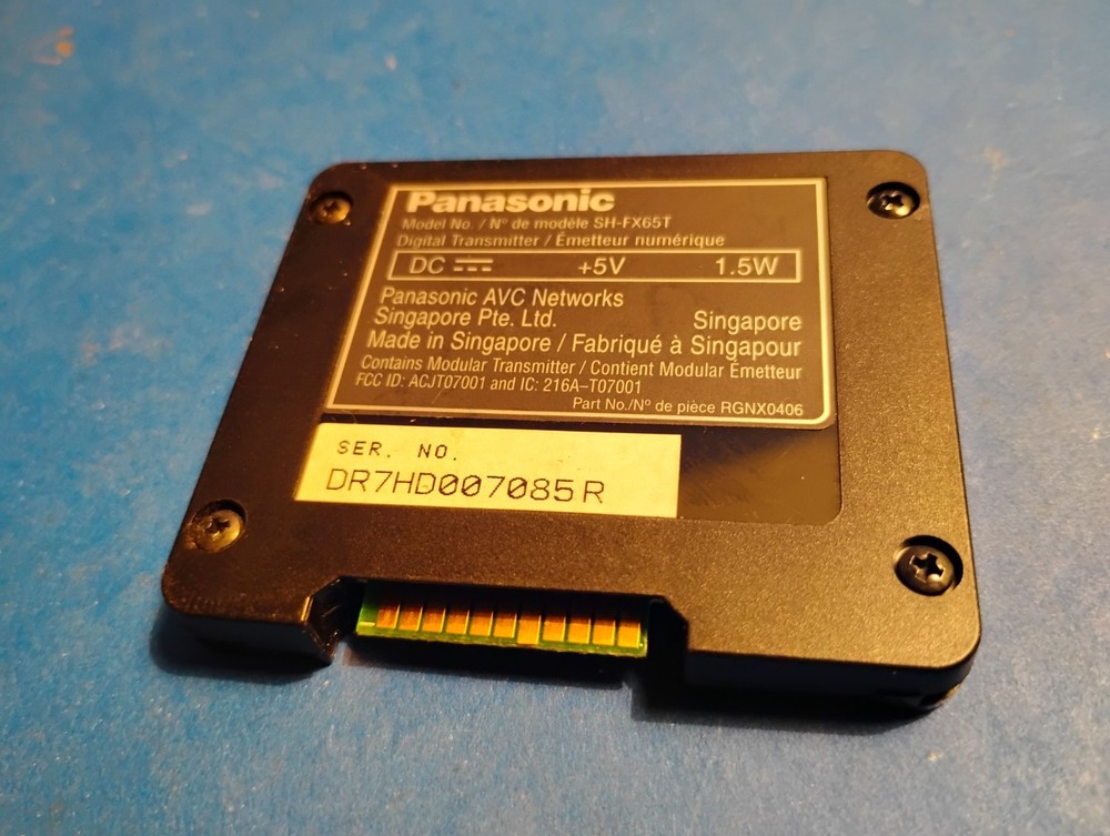 Panasonic SH-FX65T Wireless Speaker System Digital Transmitter Tested