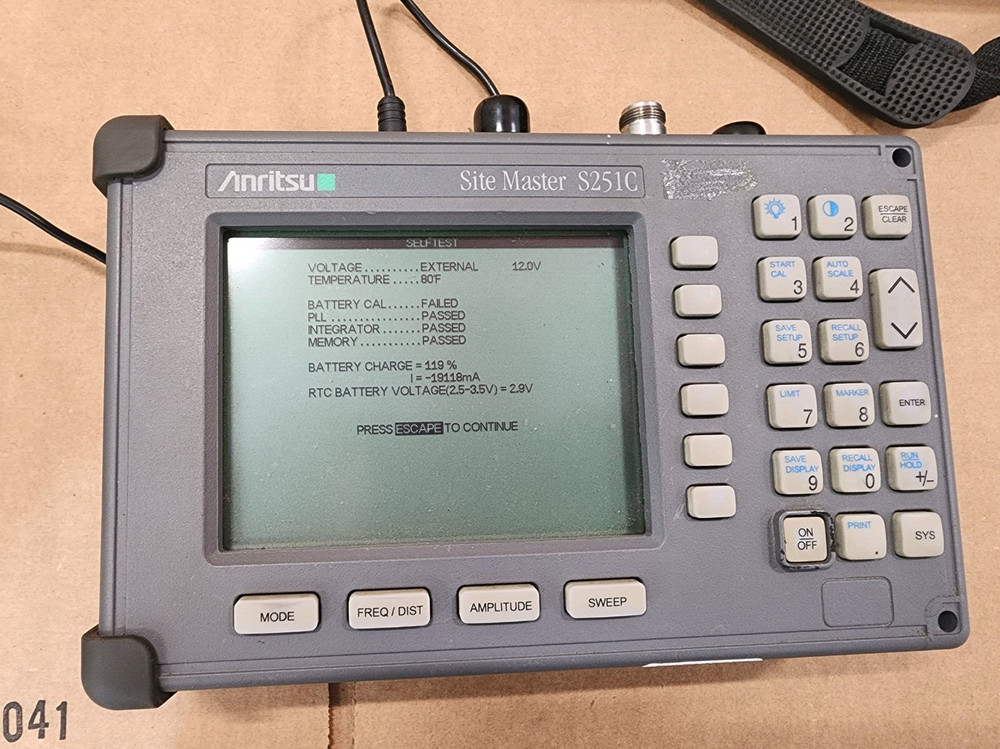 Anritsu/Wiltron S251C Site Master Cable & Antenna Analyzer
