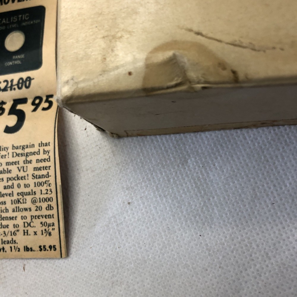 NOS realistic audio level indicator tk-30vu