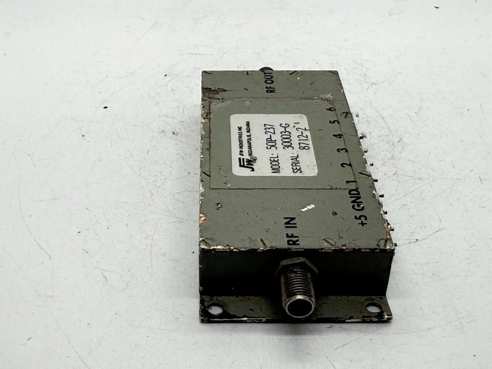 High-Isolation RF Programmable Attenuator | JFW 50P-237 | +5V Control