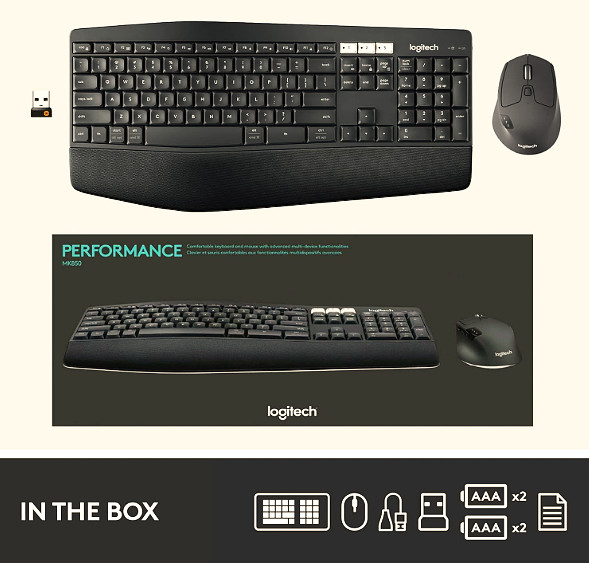 Computer System AI Programming Gaming Keyboard & Mouse Combo Logitech Brand New.