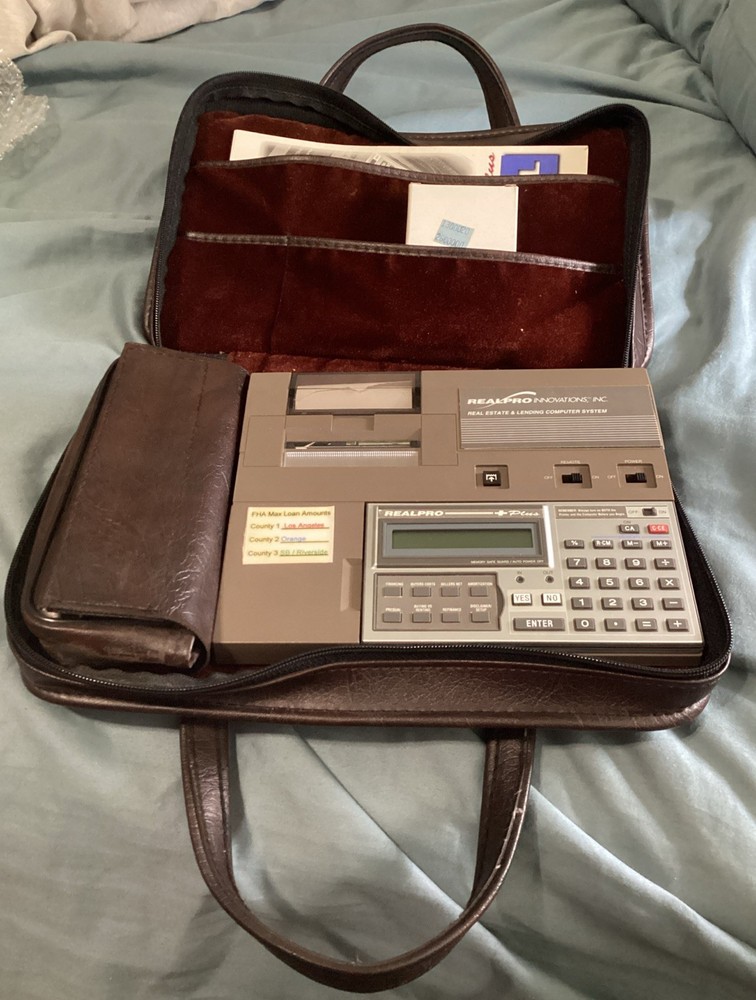 REALPRO INNOVATIONS Calculator REAL ESTATE & Lending COMPUTER System + Pygmy Ram