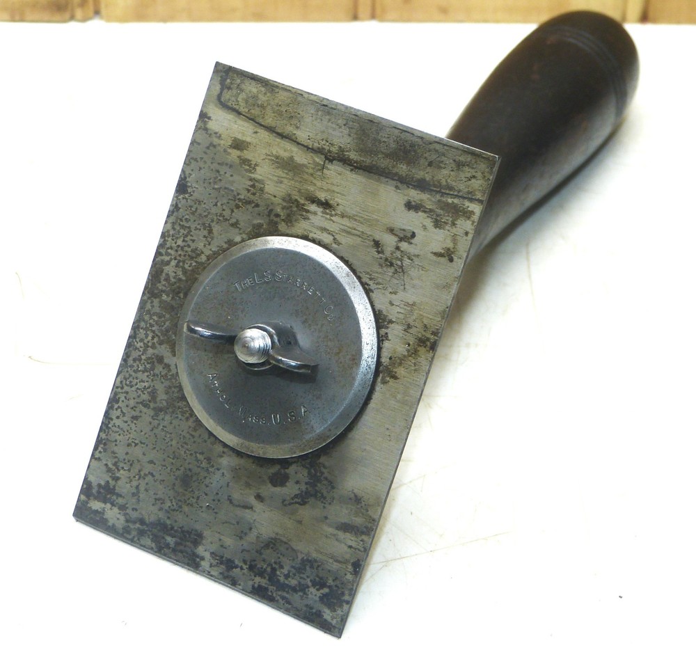 Nice Vintage Starrett Adjustable Angle Cabinet Scraper INV18408