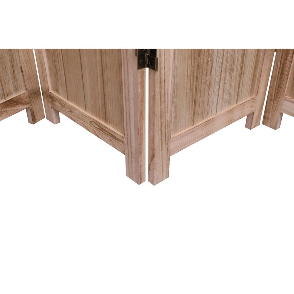 82.8'' W X 65'' H 6 - Panel Solid Wood Folding Room Divider, Normal