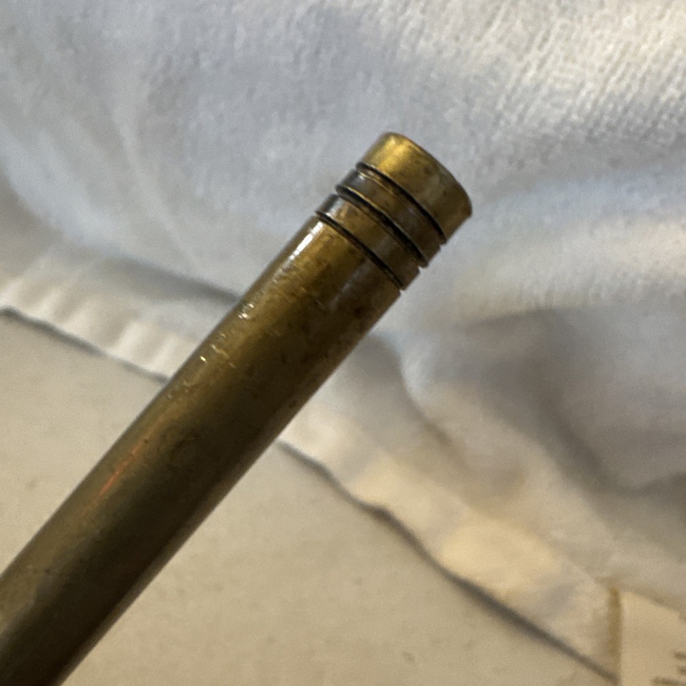 Vintage Muzzleloader Ball Starter Brass & Wood