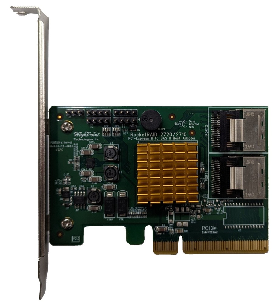 HighPoint RocketRAID 2720SGL 8xPort RAID Controller