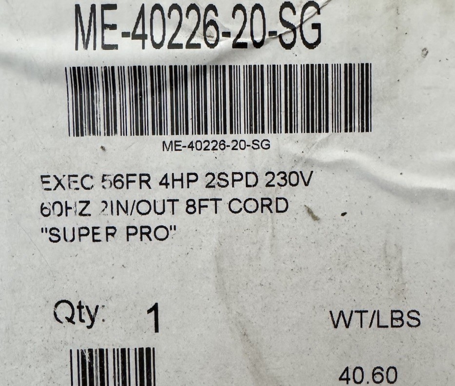 Super Pro 4 Hp Two Speed Pump