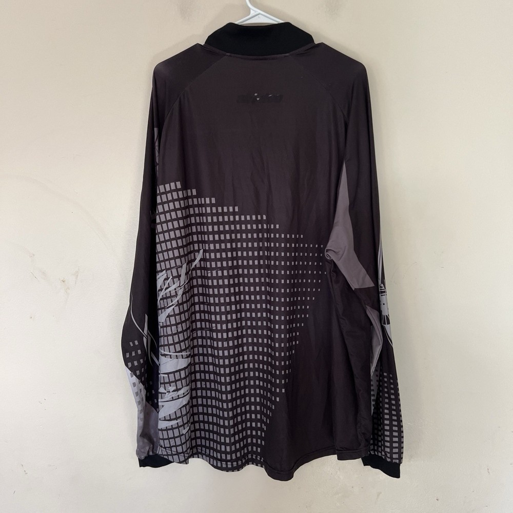 Ski-Doo BRP Men’s 2XL Black Gray Pullover Half Zip Lightweight Sweatshirt