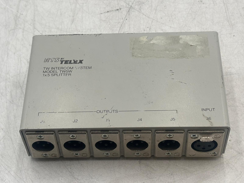 RTS by TELEX TW Intercom System 1x5 Splitter TW5W
