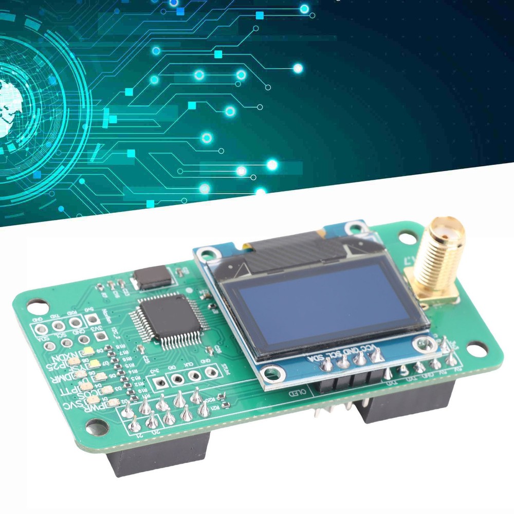♡ UHF VHF UV MMDVM Hotspot Module Kit SMA Interface LED Display Hotspot Board