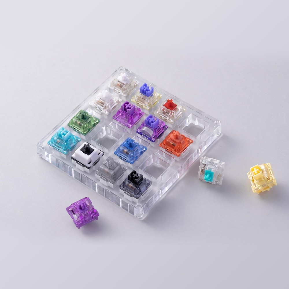 16-Key Switch Tester for Akko Mechanical Keyboards Acrylic Testing Tool