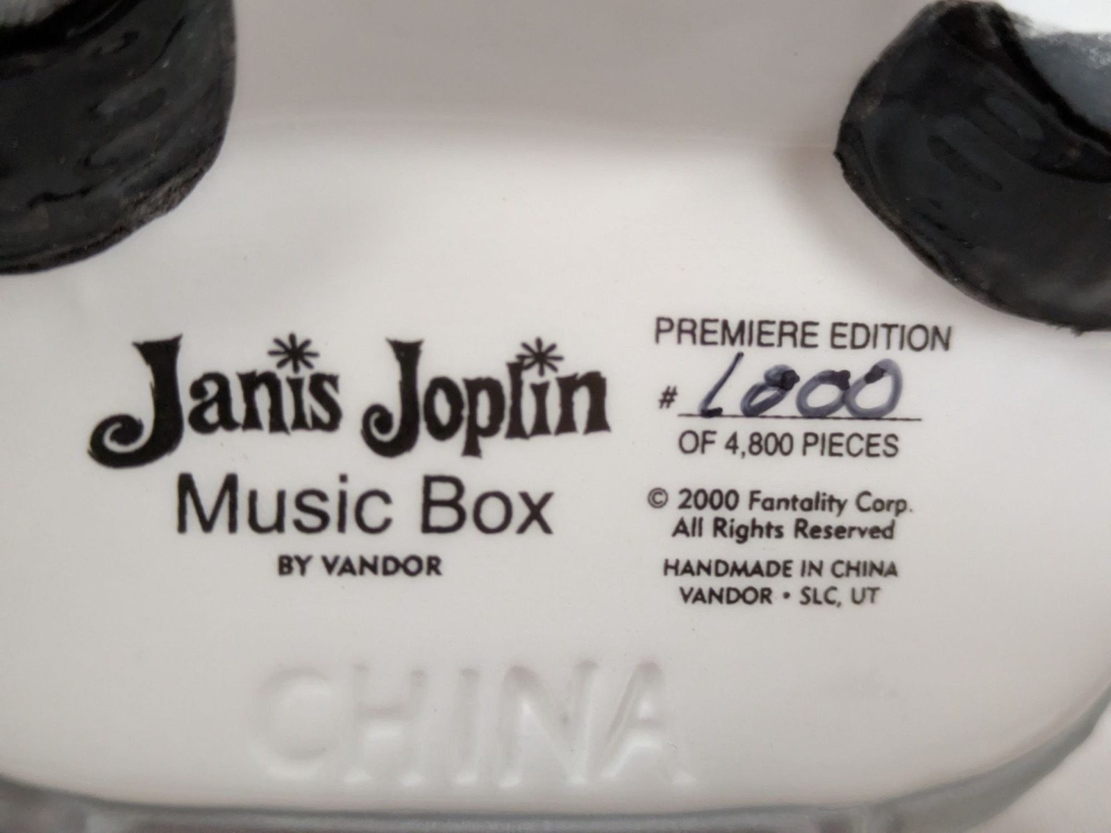 Janis Joplin 1964 356 Porsche Cabriolet Music Box Jar Tune Mercedes Benz Ceramic
