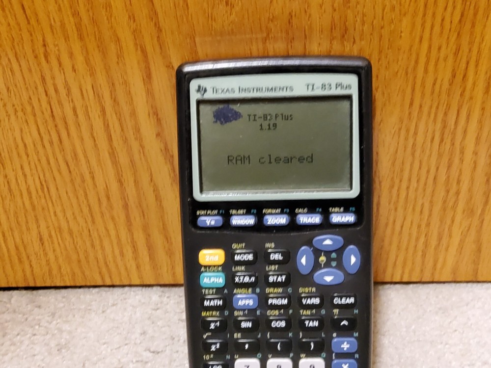 Texas Instruments TI-83 Plus Graphing Calculator Tested Works Grade B Condition