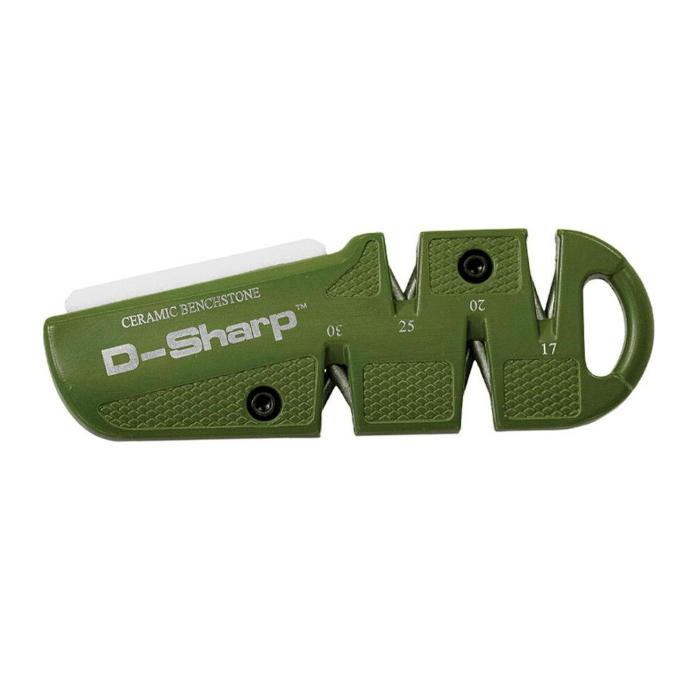 Lansky D Sharp Diamond Pull Through Quad Angle Knife Sharpener with Metal Handle