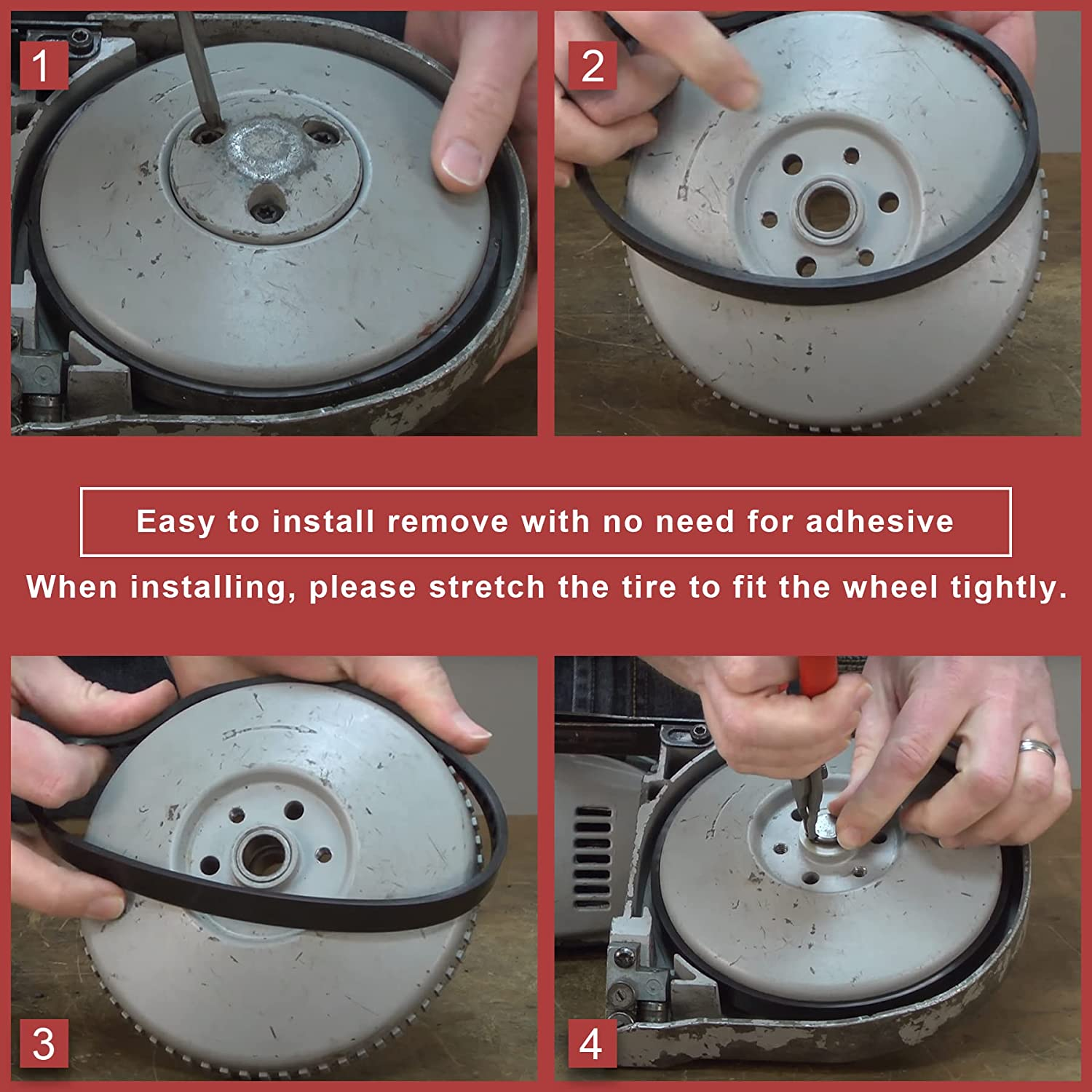 2 PACK 45-69-0030 Blade Pulley Tire Compact Band Saw for Milwaukee SHIPS FREE