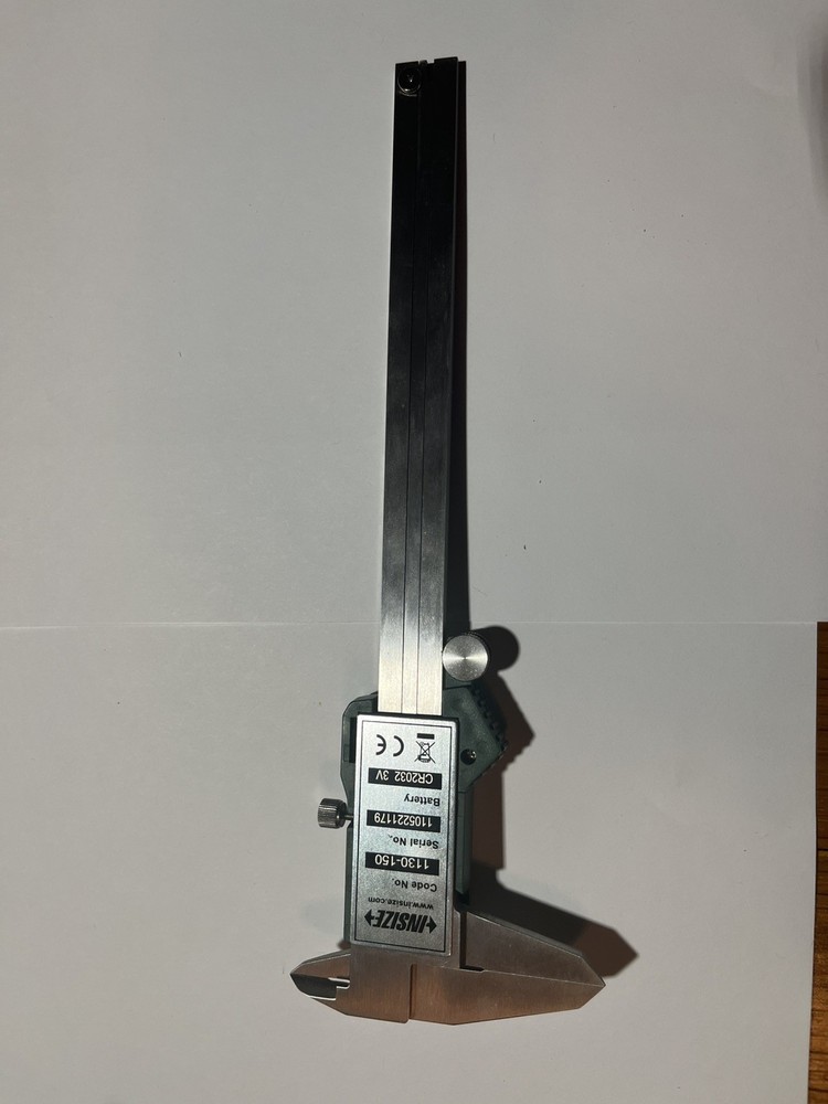 Insize 1130-150 Left Hand Digital Caliper Range 0-150mm/0-6″