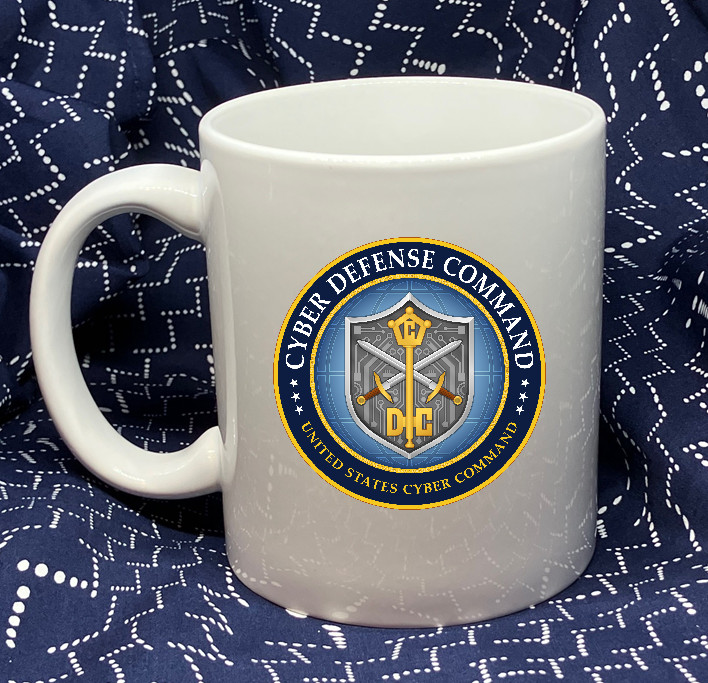 U.S.  CYBER DEFENSE COMMAND MUG