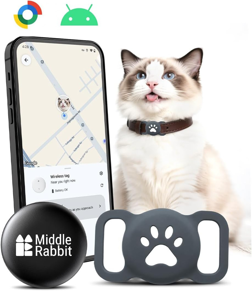 Android Cat Tracker, Tracking Tag, Pet Finder (No Subscription Fee)