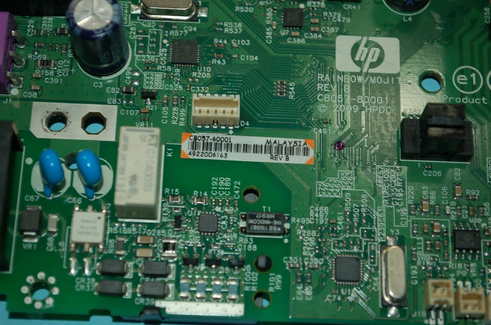 HP OfficeJet 6500 Wireless E709n Printer Main Logic Board CB057-60001 Formatter