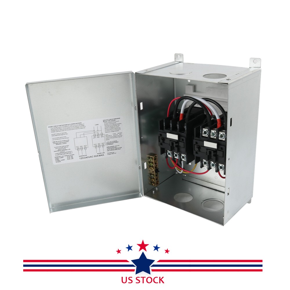 Automatic Transfer Switch 50 Amp RV Transfer Switch Applied to RV, Speedboats