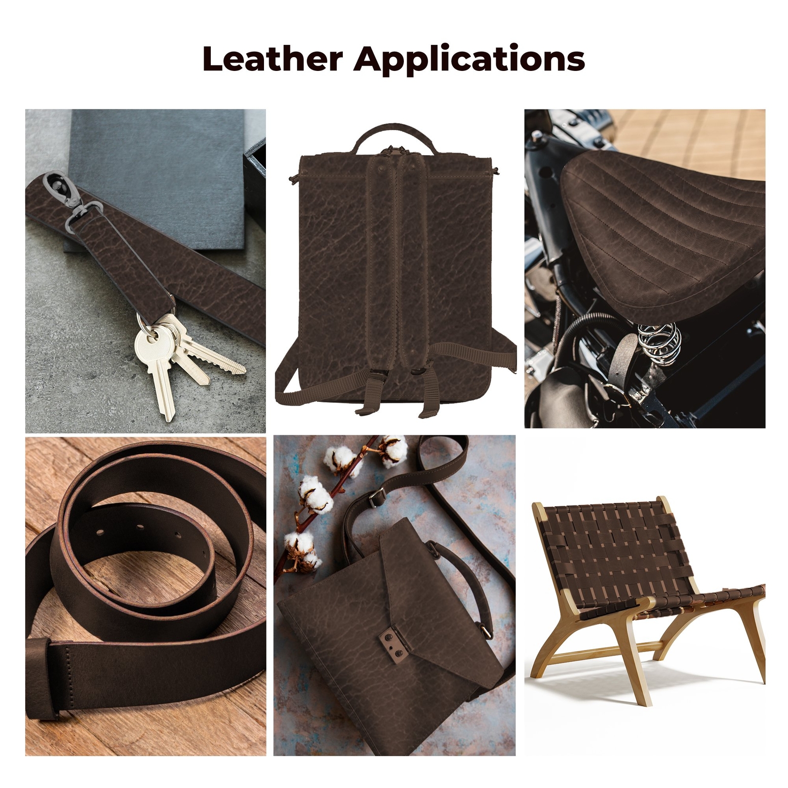 European Leather Works - Buffalo Belt Blanks 8-10 oz (3-4mm) 40-60" Leather