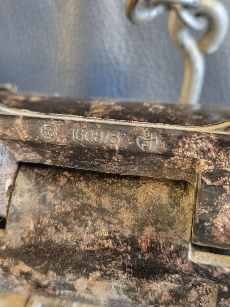 WW2 German Bakelite Lantern, good condition, with handle hook, stamps around