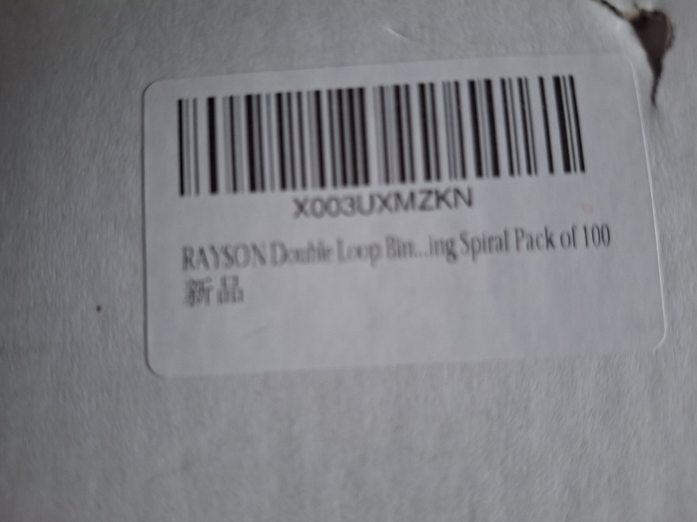 Rayson WR21143SIL Wire Binding Spines, Silver, 2:1 Pitch Double Loop Binding