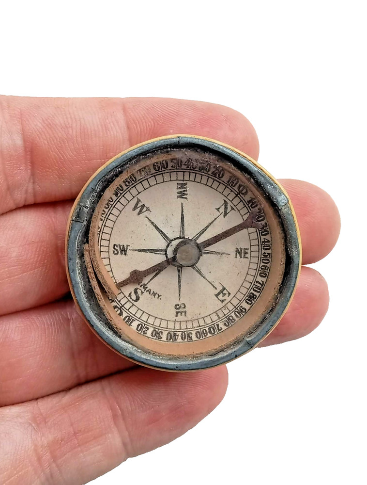 Vintage 1950s German Pocket Compass