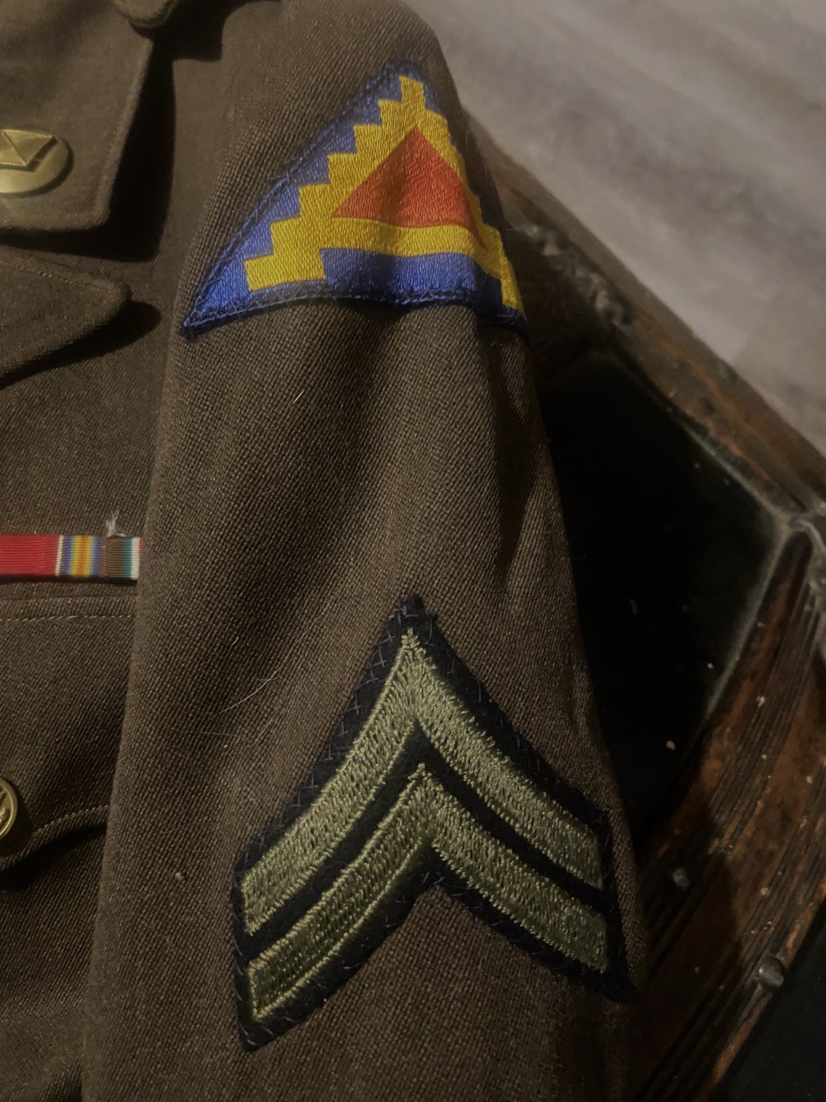 WWII WAC Uniform Jacket & Matching Skirt 7th Army Corporal