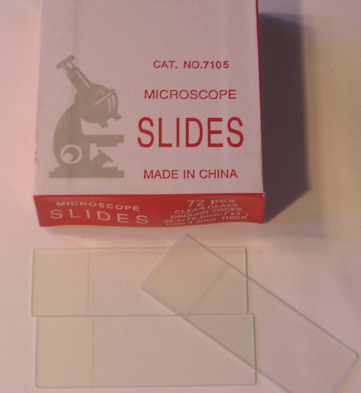 Blank Microscope Slides 50 pcs Ground Edges 1"X3" Slide