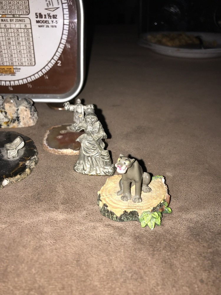 Metal Wizard Figurine