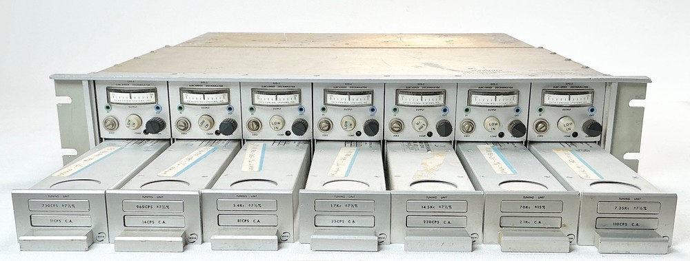 Data Control Systems DCS GMA-3 Telemetry Discriminator Chassis w/ 7 Modules GFD5