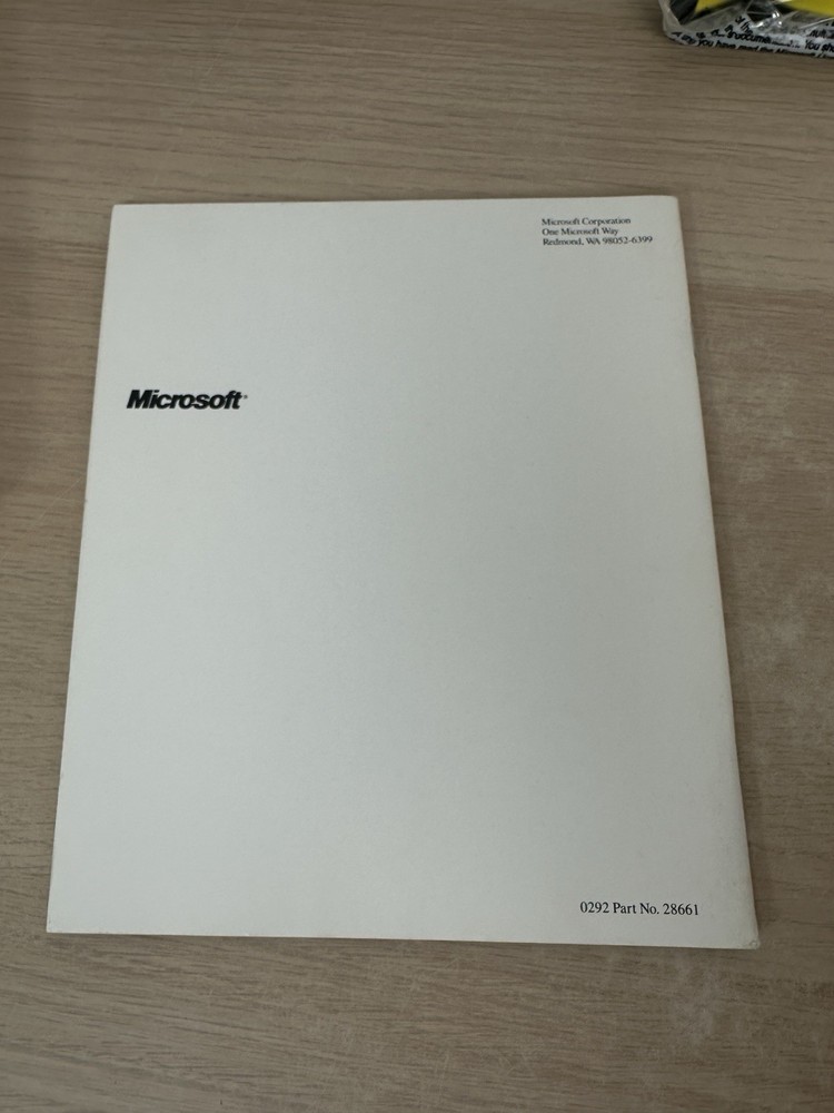 Microsoft Windows 3.1 Operating System + Microsoft Mouse - Vintage 1992 Big Box