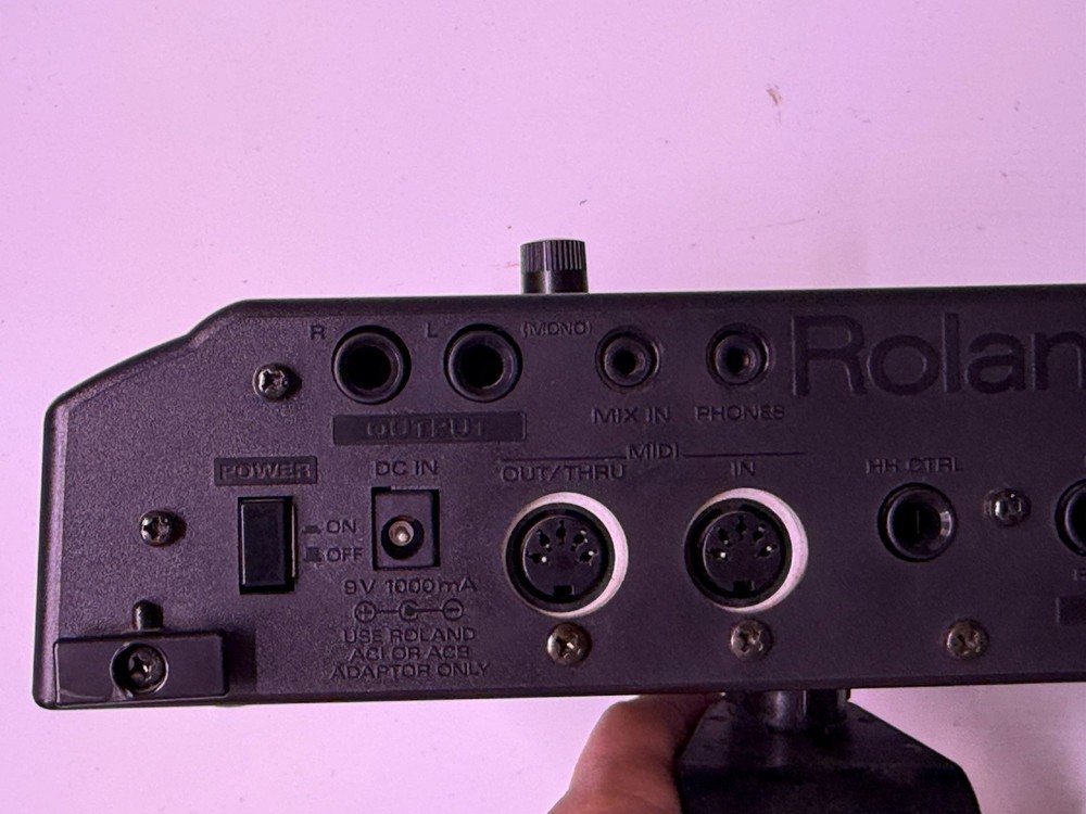 Roland TD-6V V-Drum Percussion Sound Module Untested Sold As Is