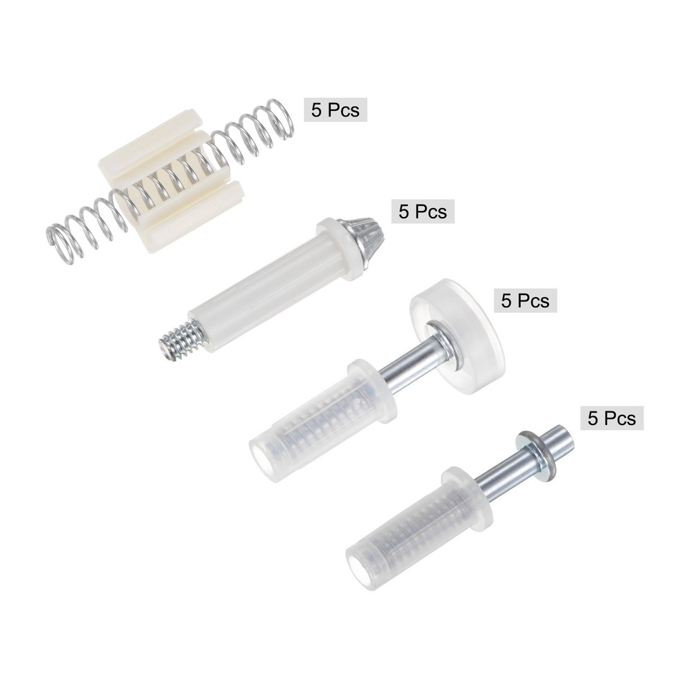 Bifold Door Hardware Kit Include Top & Bottom Pivot Steel Spring & Guide Wheel