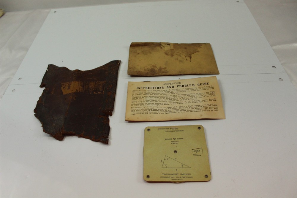 Trigonometry Tool Simple-Fyer With Original Instruction Sheet