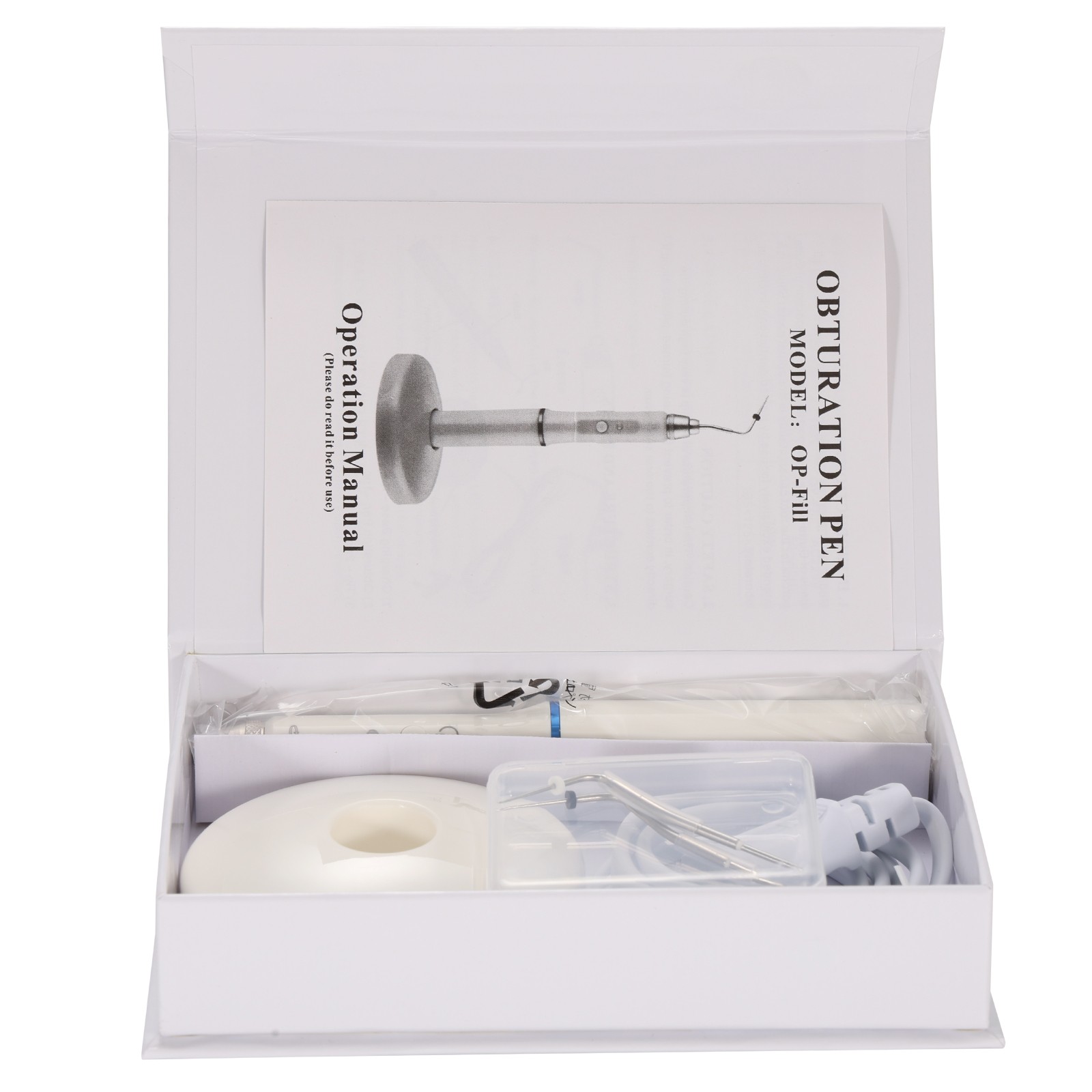 Dental Gutta Percha Obturation System Endo Heated Pen Wireless Eododontic+2 Tips