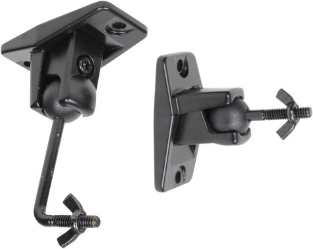Speaker Wall Ceiling Mount Bracket One Pair for Universal Satellite, Fits Keyhol