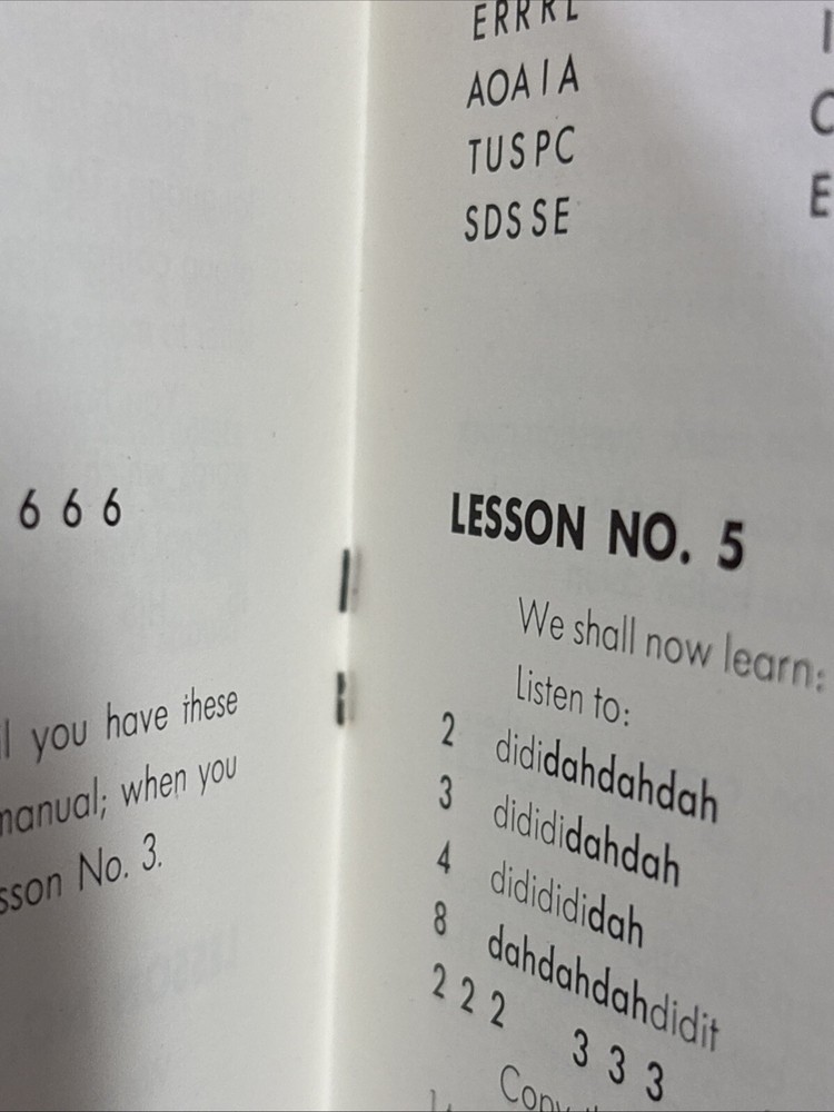 Learning International Morse Code Beginners Section Supplement Archer Vinyl 1969