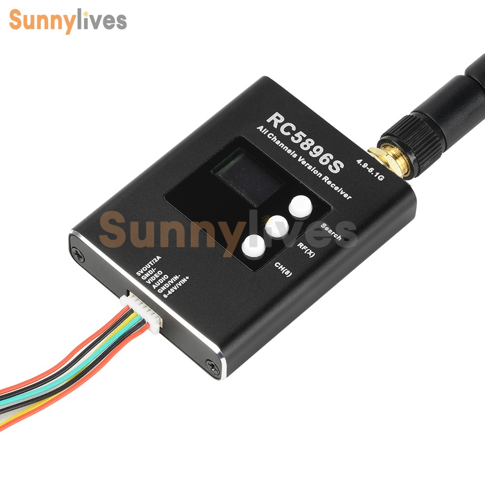 RC5896S Video Receiver Compatible 5.8G Image Transmission Receiver Transmitter