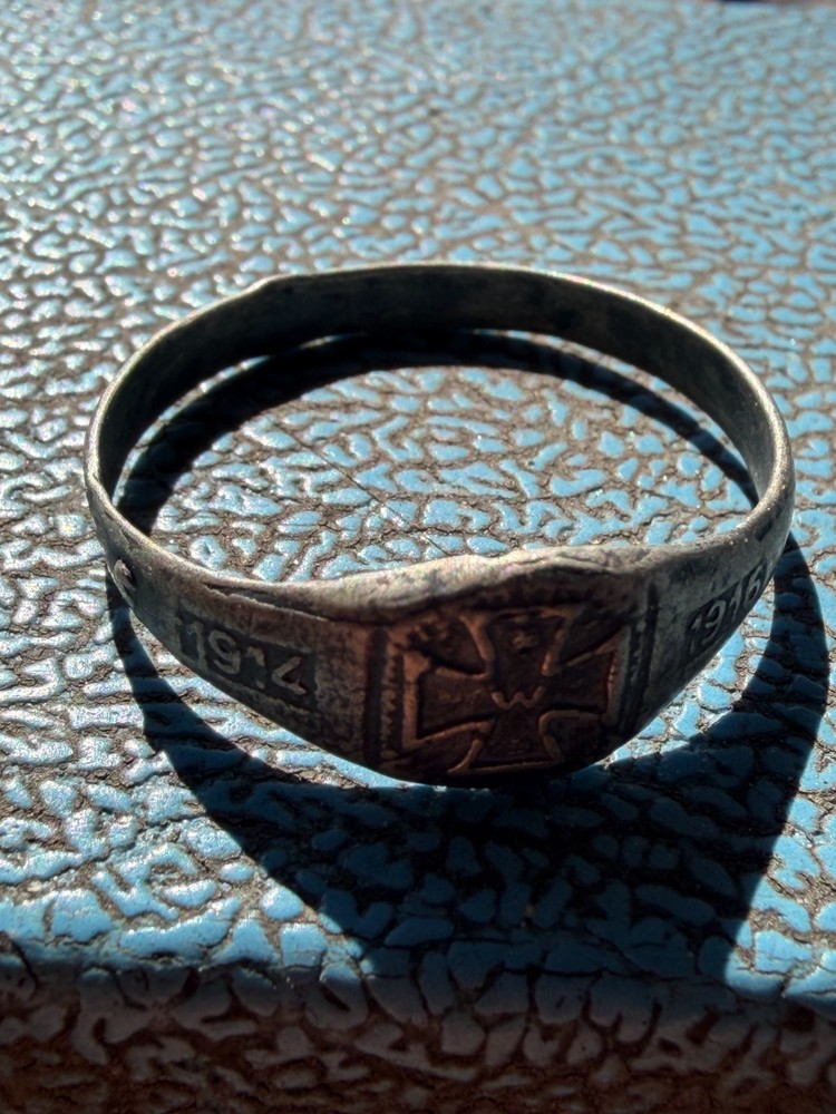 German silver Ring. WW2.