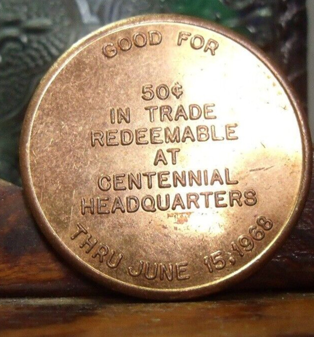 1968 ATLANTIC IOWA GOOD FOR 50 CENT TOKEN