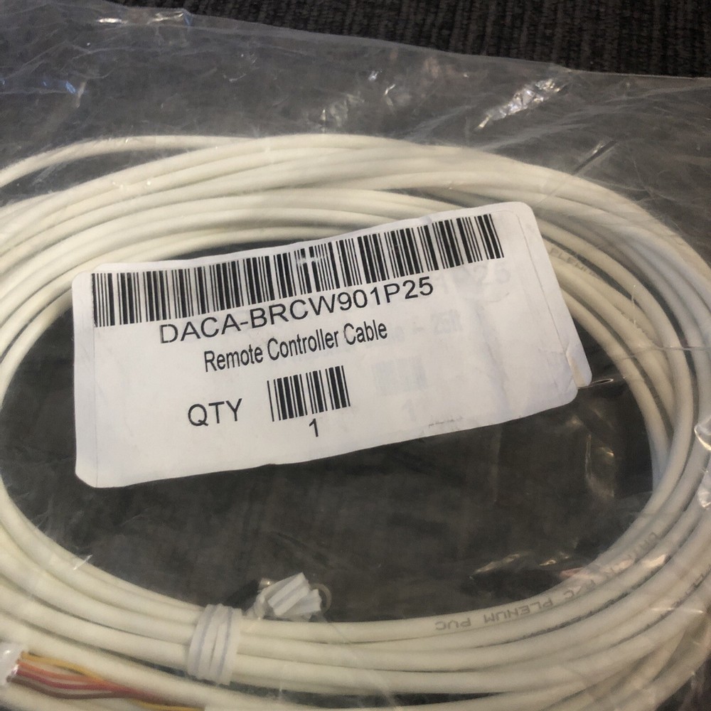 Daikin BRCW901P25 Remote Controller Cable. New. 25 Ft. No Box.