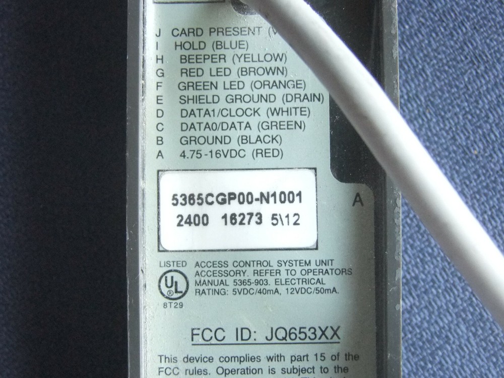 HID 5365CGP00 MiniProx Proximity Card Reader