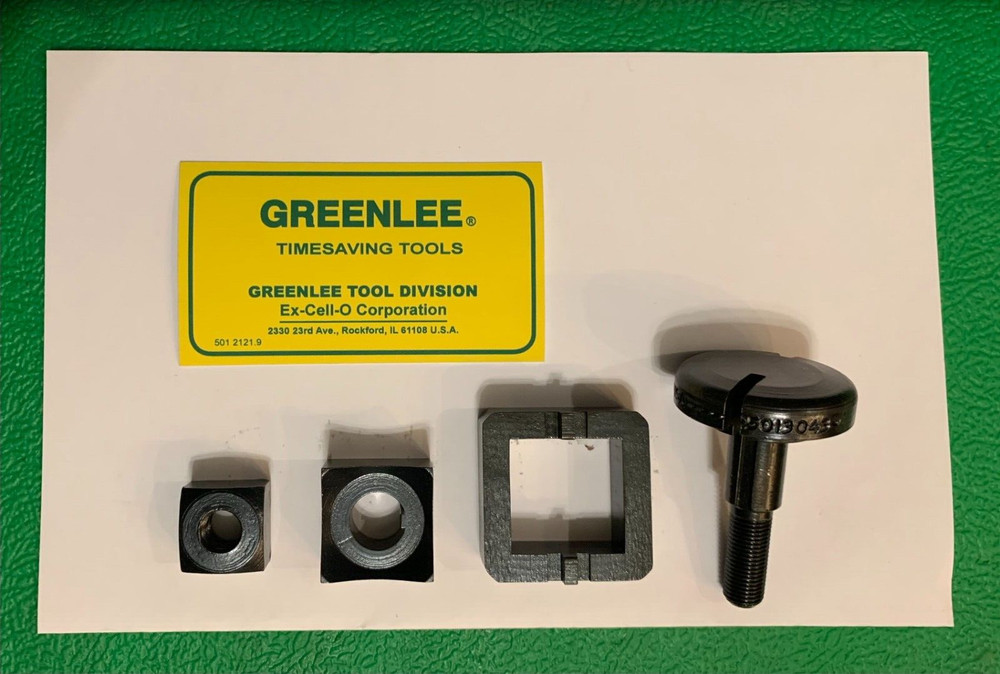 Greenlee Rectangle Knockout Punch Set 1", 501-3043