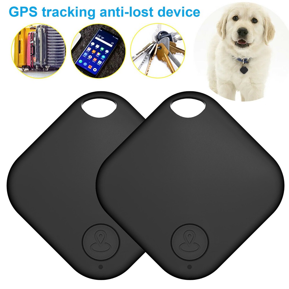 2PCS Tile GPS Tracker Wireless Bluetooth Anti-Lost Tracker Wallet Key Pet Finder
