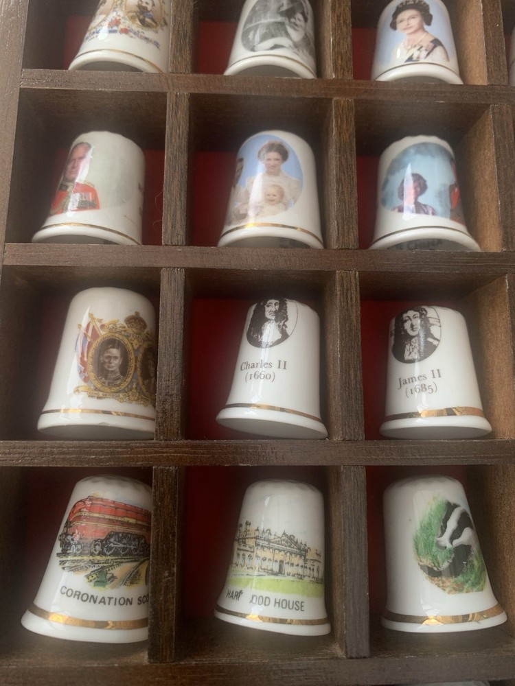 48 X Bone China Thimbles.