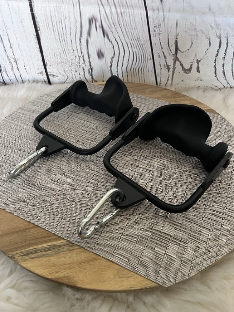 Ergonomic Cable Machine V-Bar / Neutral Grip Handle Attachment (Pair) NEW