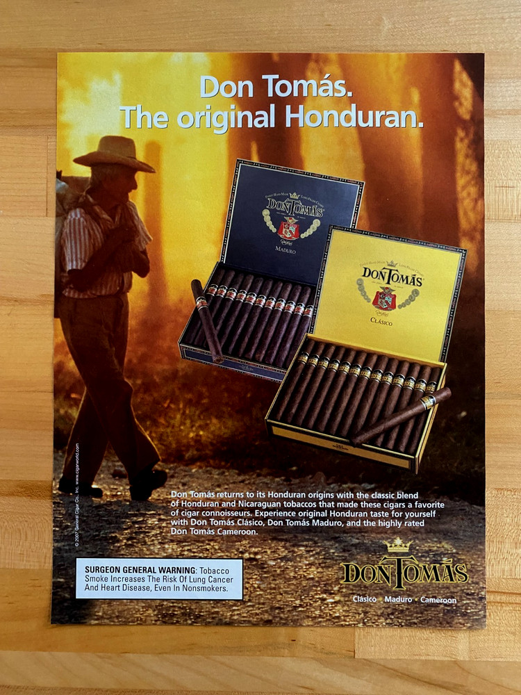 2007 Print Ad DonTomas Cigars