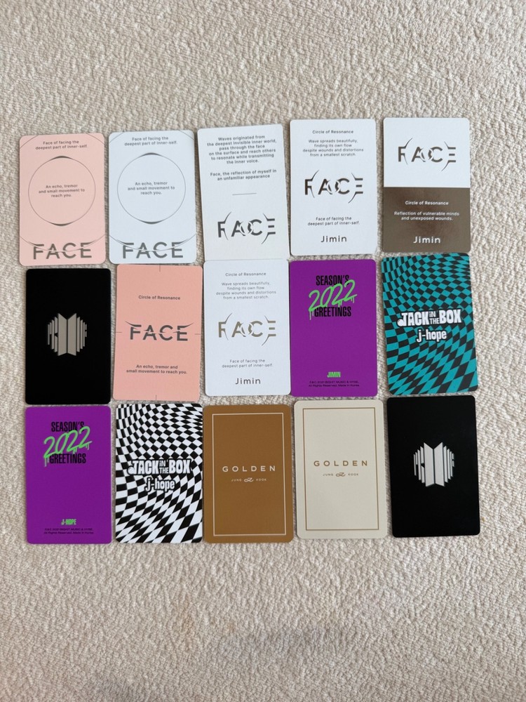BTS - OFFICIAL PHOTOCARDS (USA)